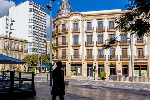 Puerta Purchena y Paseo de Almería