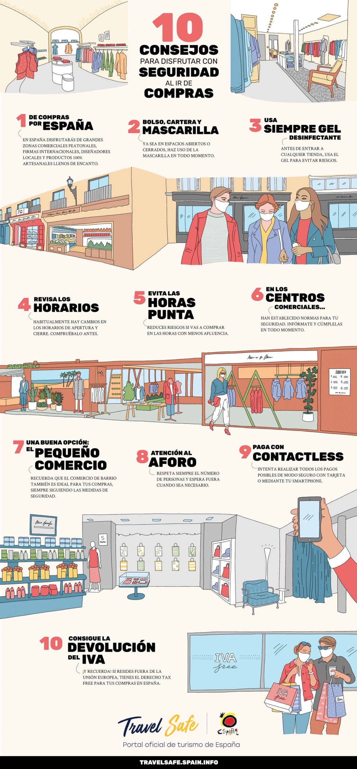 infografia shopping seguro - Turismo Almería