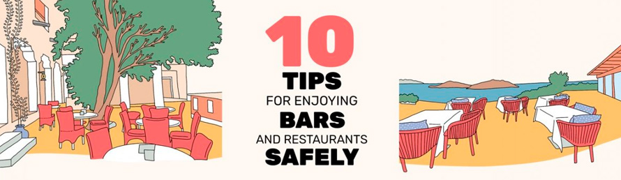 10 Tips for enjoying bars and restaurants safely