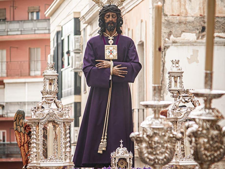Imagen religiosa de Jesús Cautivo de Medinaceli