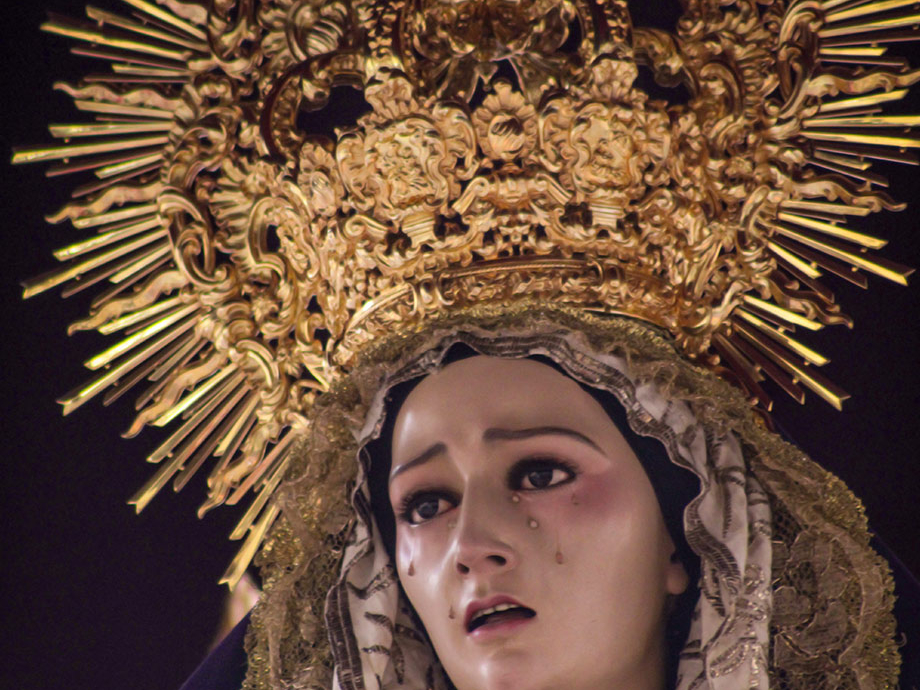 Imagen de María Santísima del Rosario del Mar en sus Misterios Dolorosos
