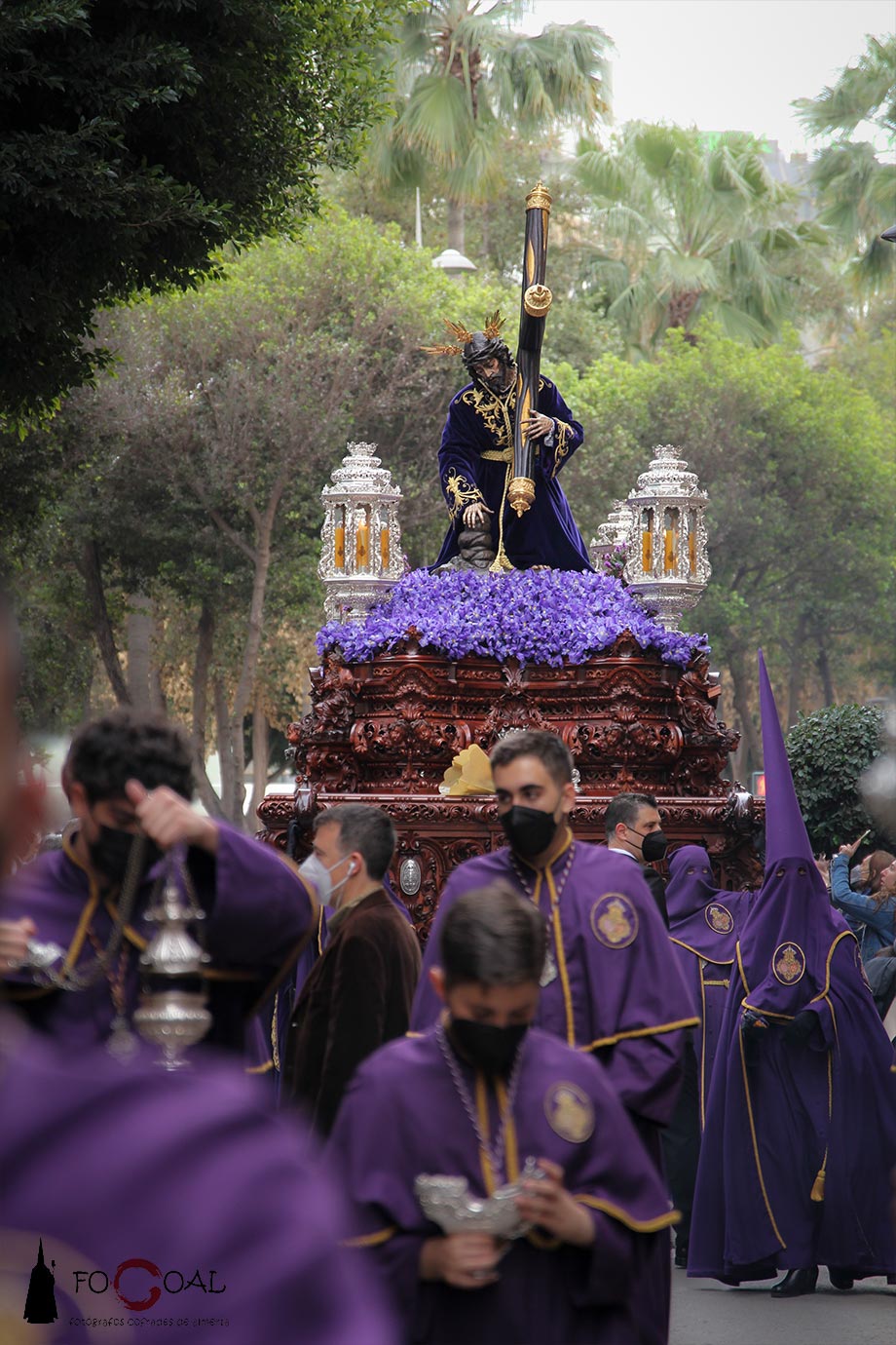 Imagen del Paso Pasión de la Semana Santa de Almería