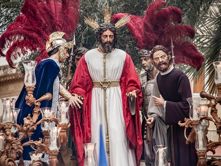 Imagen del paso de Semana Santa en Almería, Prendimiento