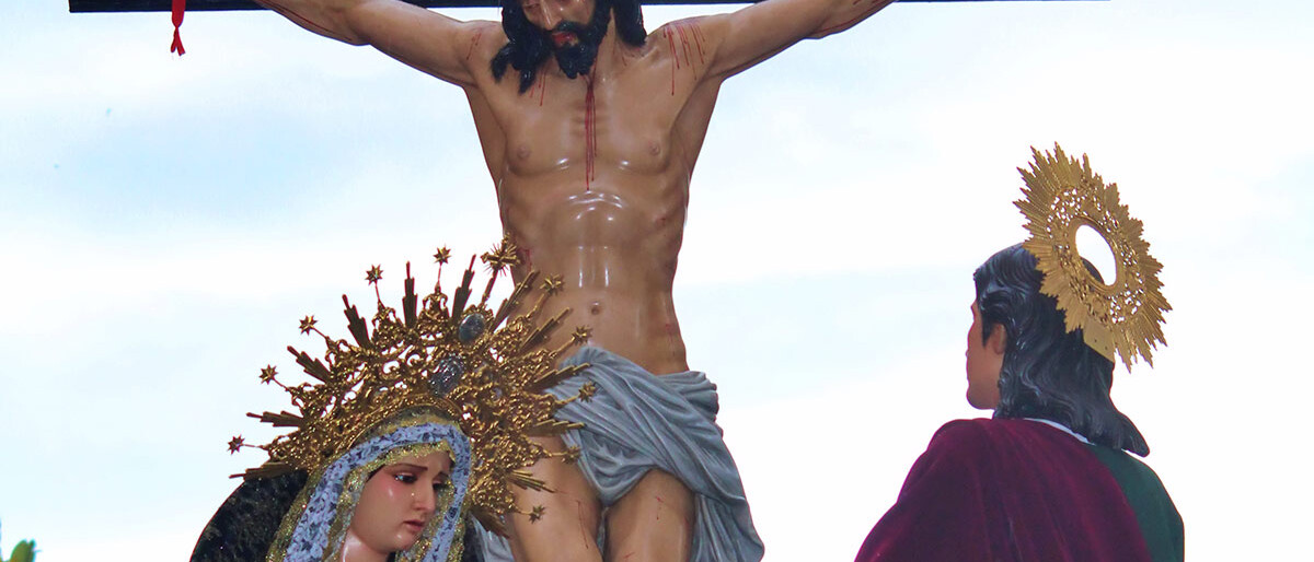 Imagen del paso de Semana Santa de Alemería, El Calvario