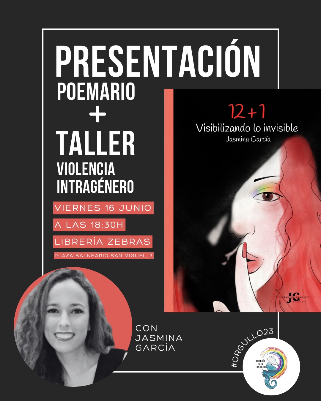Cartel Preseantacion Poemario + Taller Violencia Intragenero