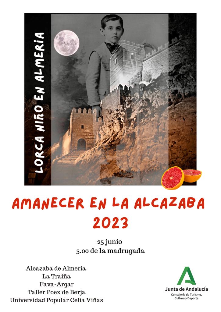 Cartel Amanecer en la Alcazaba