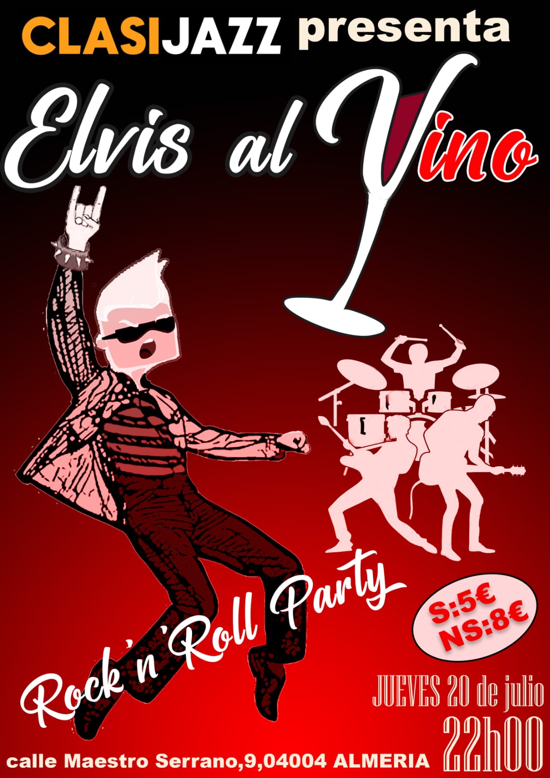 Concierto Elvis al vino