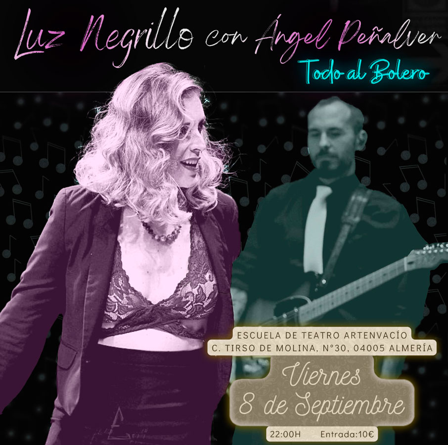 Luz negrillo con Ángel Peñalver