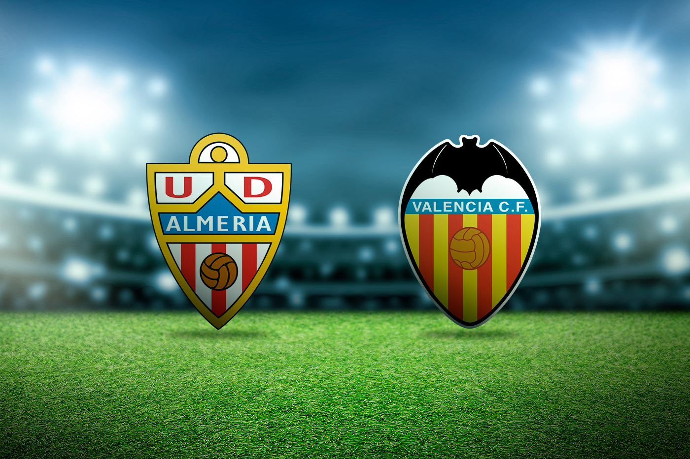 Partido entre Almeria UD y Valencia CF