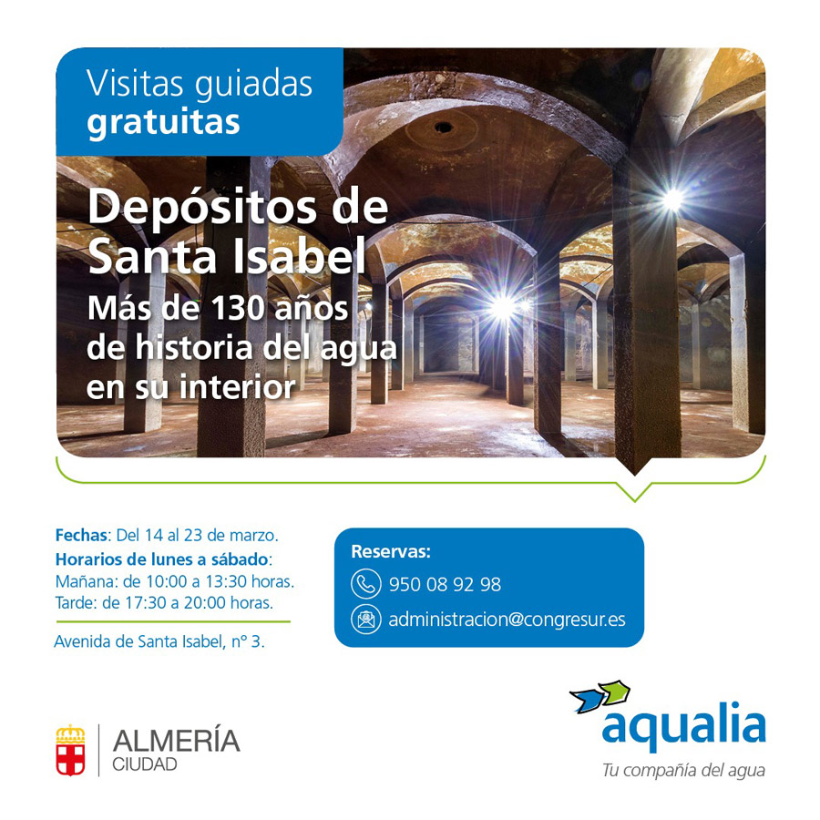 Depósitos de Santa Isabel - Más de 130 años de historia del agua en su interior