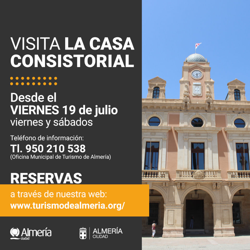 Visita Guiada a la Casa Consistorial Turismo de Almería 2024