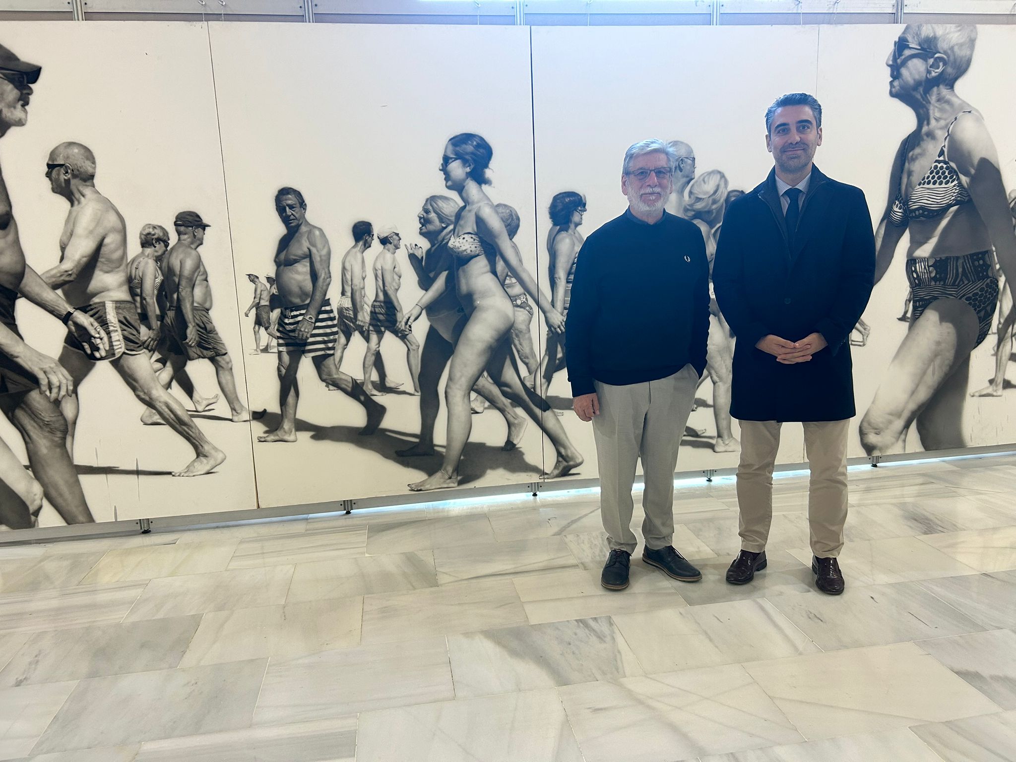 Joaquín Pérez de la Blanca inaugura la I Feria de Arte ‘Alma’ en el Palacio de Exposiciones y Congresos de El Toyo