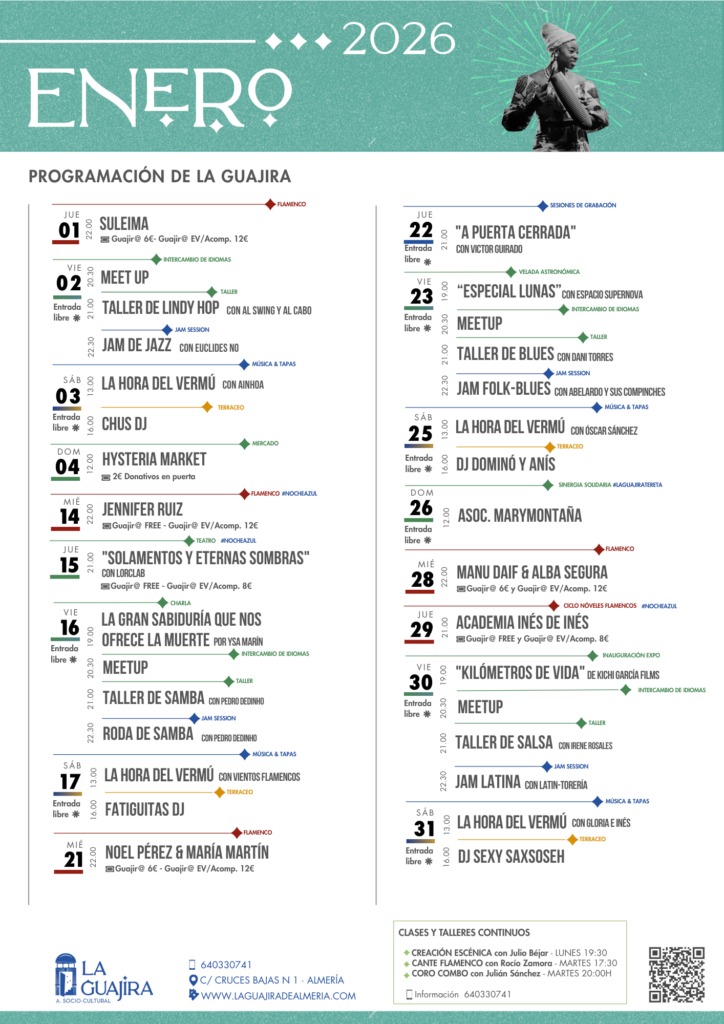 Programación Enero 2026 - La Guajira