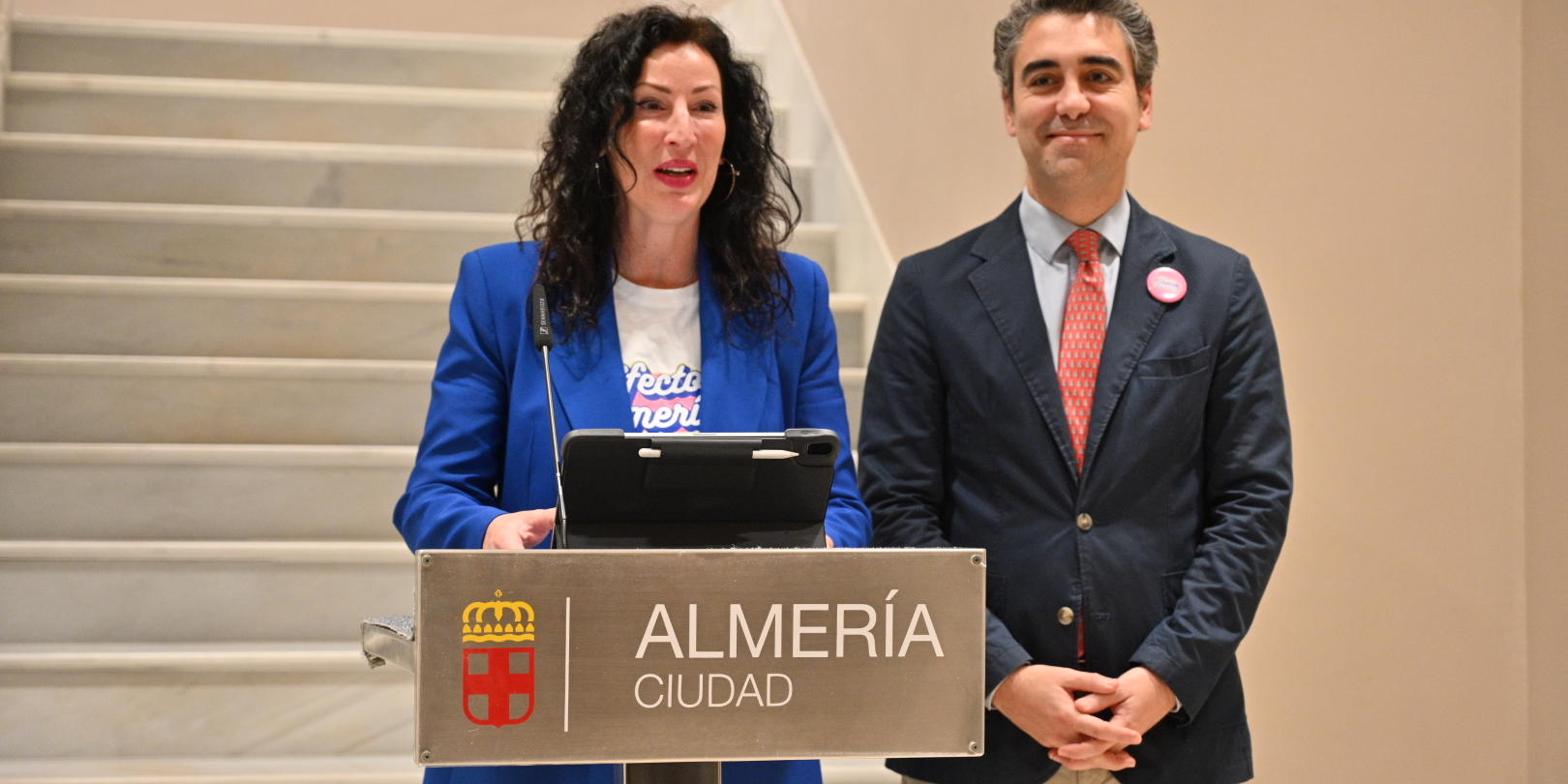 ALCALDESA PRESENTACION CAMPANA EFECTO ALMERIA uai - Turismo Almer&iacute;a