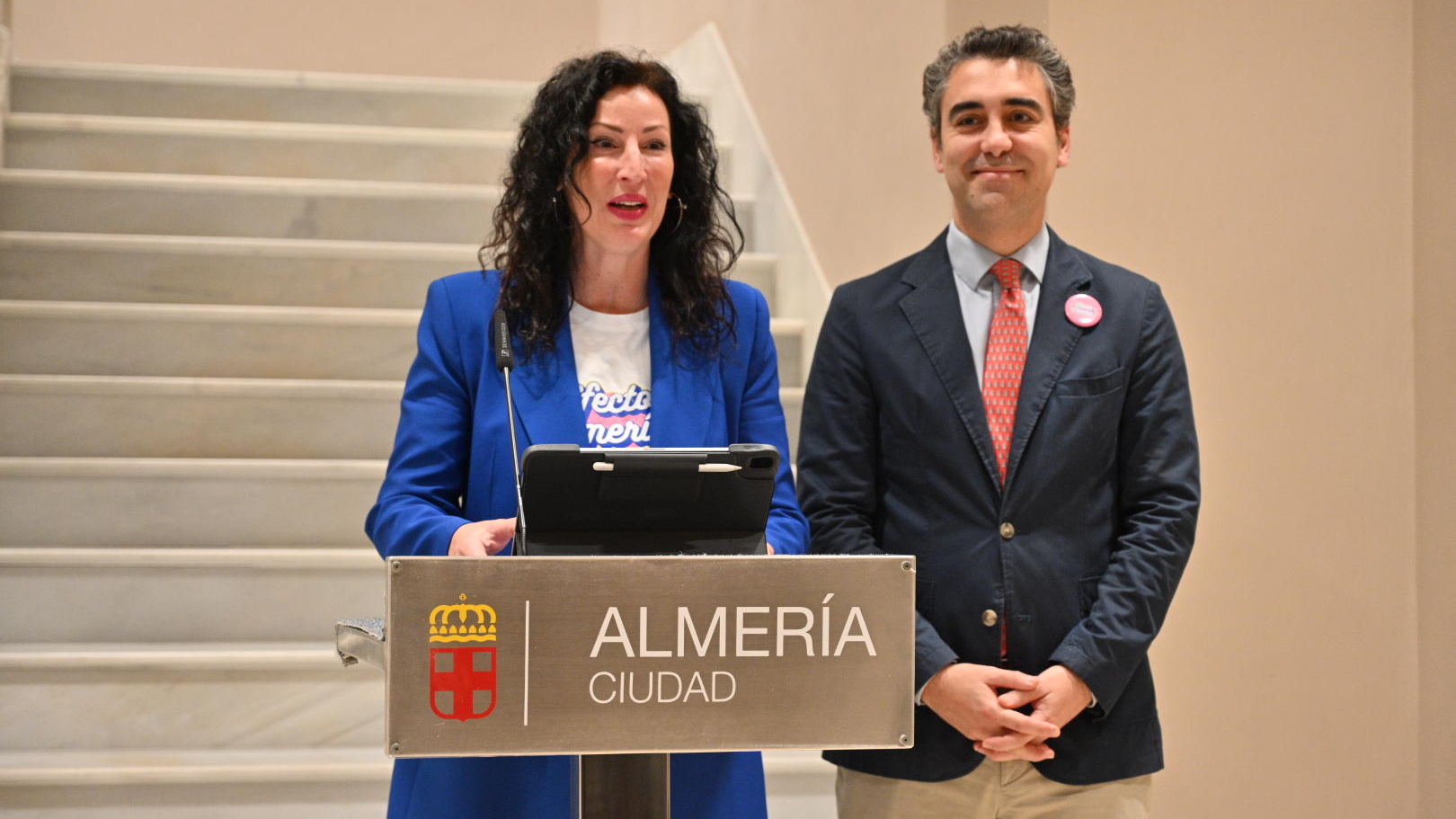 ALCALDESA PRESENTACION CAMPANA EFECTO ALMERIA uai - Turismo Almería