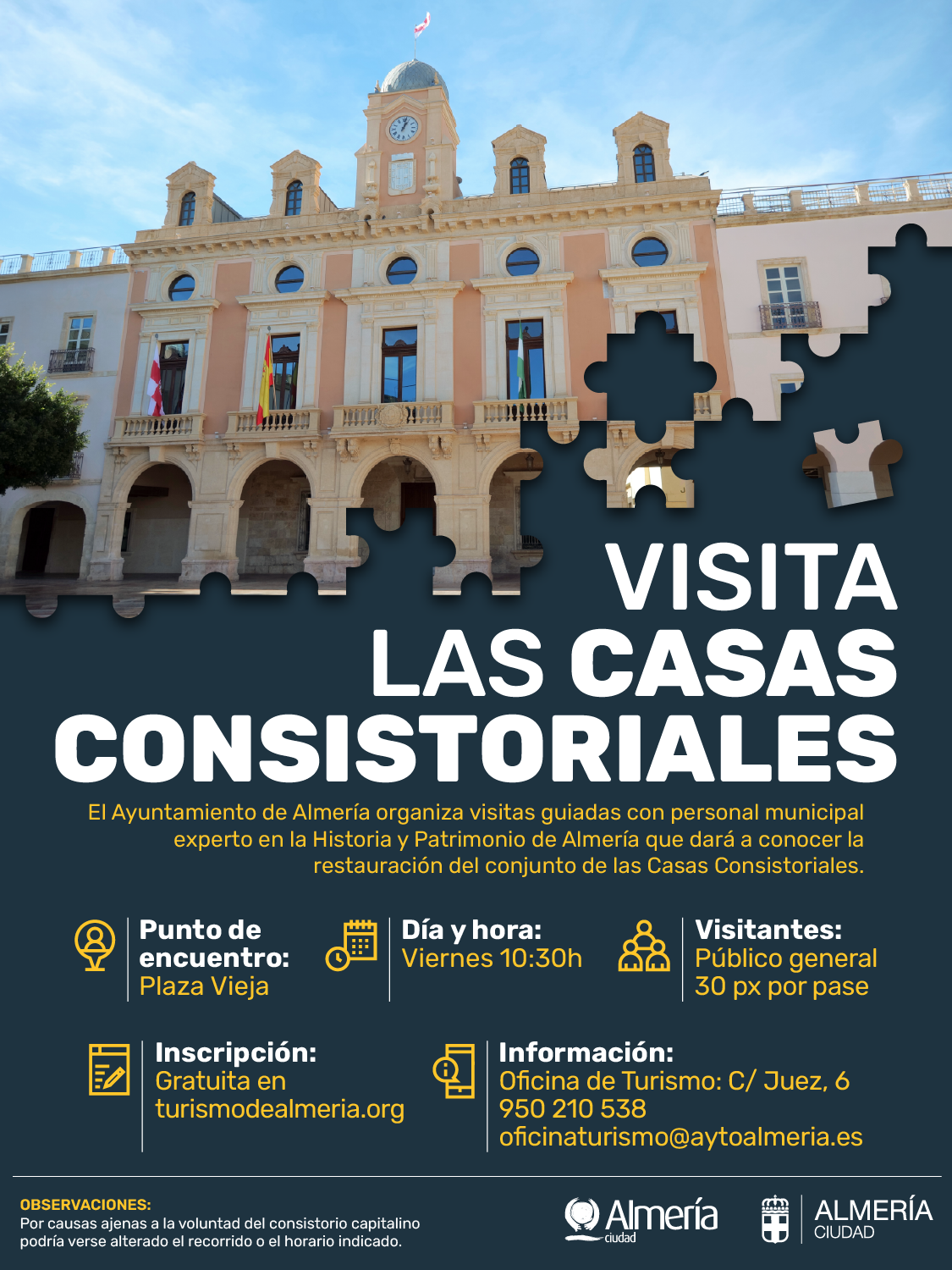 Visitas Consistorio Almeria Ciudad uai - Turismo Almería