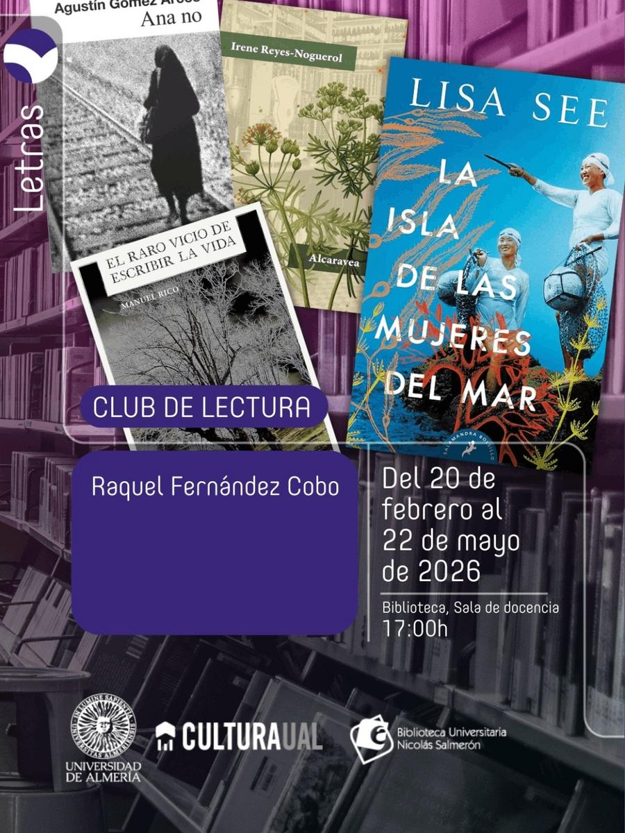 Club de Lectura con Raquel Fernandez Cobo uai - Turismo Almería