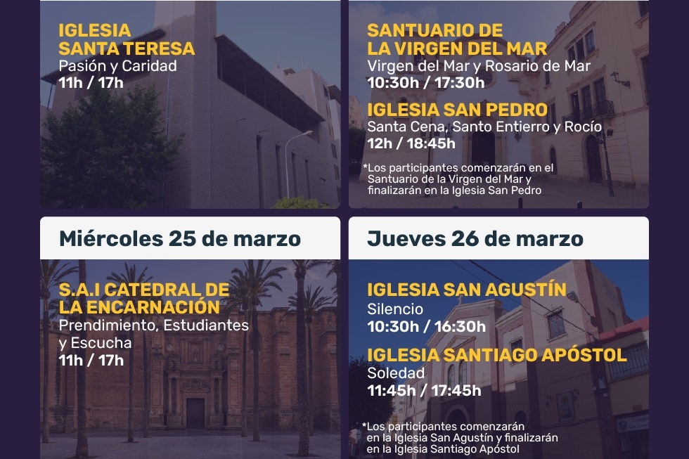Visitas guiadas semana santa 2026