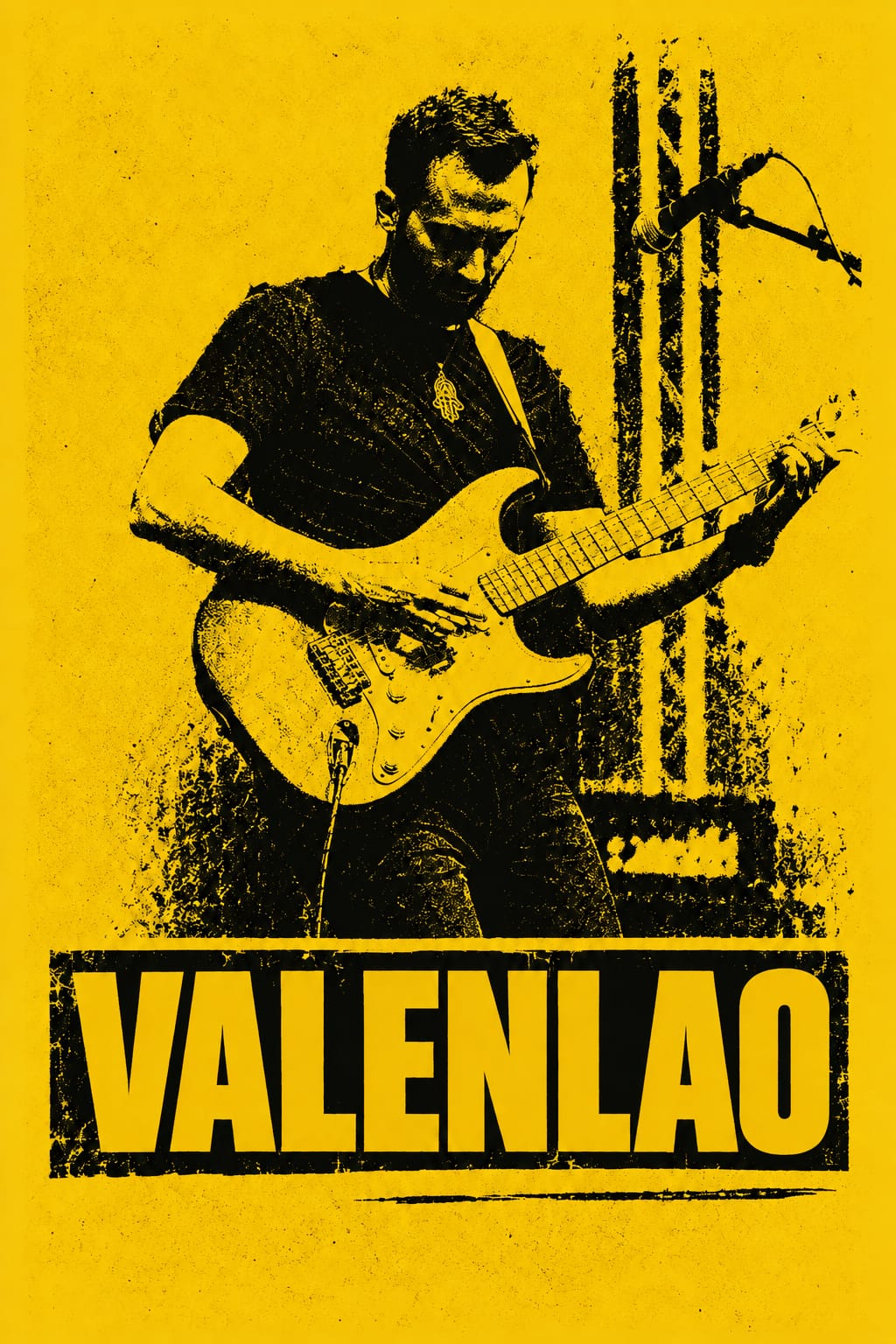 Cartel del concierto acústico de Valenlao en Port of Spain, Almería